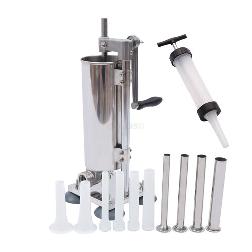 3L Sausage Filler Stuffer Meat Machine Stainless Steel Salami Maker Manual Stuff - Picture 4 of 12
