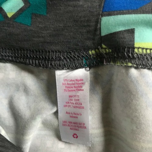 Justice Girls ElasticWaist Aztec Print Full Length Leggings Sz L(12-14)Waist 25" - Picture 12 of 12