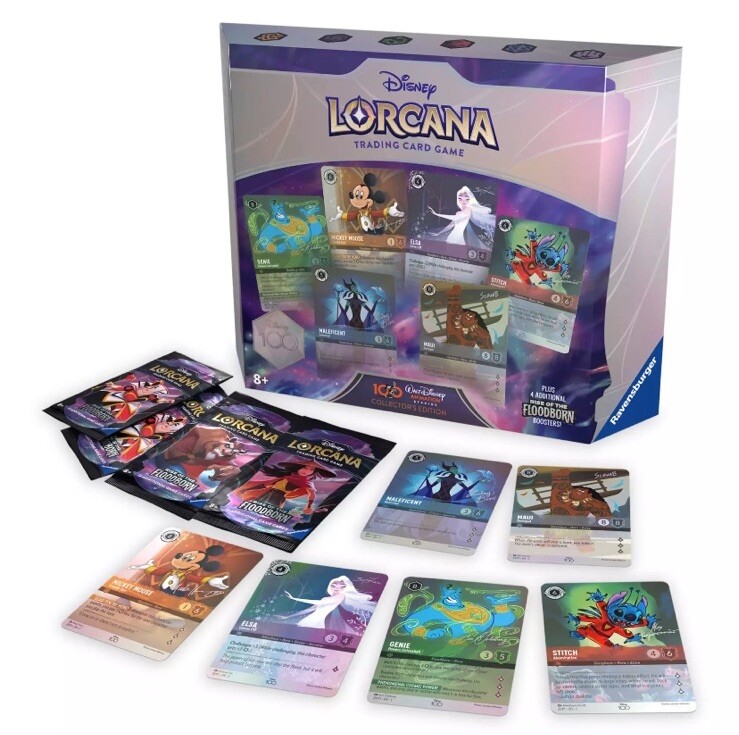 Disney Lorcana RISE OF THE FLOODBORN GIFT SET D100 Collectors