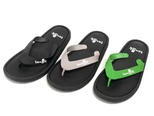 Sanuk Sidewalker Flip Flops 1095551 Sandals Flip Flops Waterproof Unisex 
