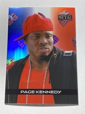 PAGE KENNEDY 2024 Leaf Blue Mountain State Metal Legacy #BMB-13 RWB 6/10 (Y1)