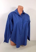 Diane Von Furstenberg Vintage Blue Shirt Womens 8