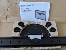 Sandstrom SFLEZ14 Fixed TV Wall Mount/Bracket for 32"-75" TV- NO SCREWS 
