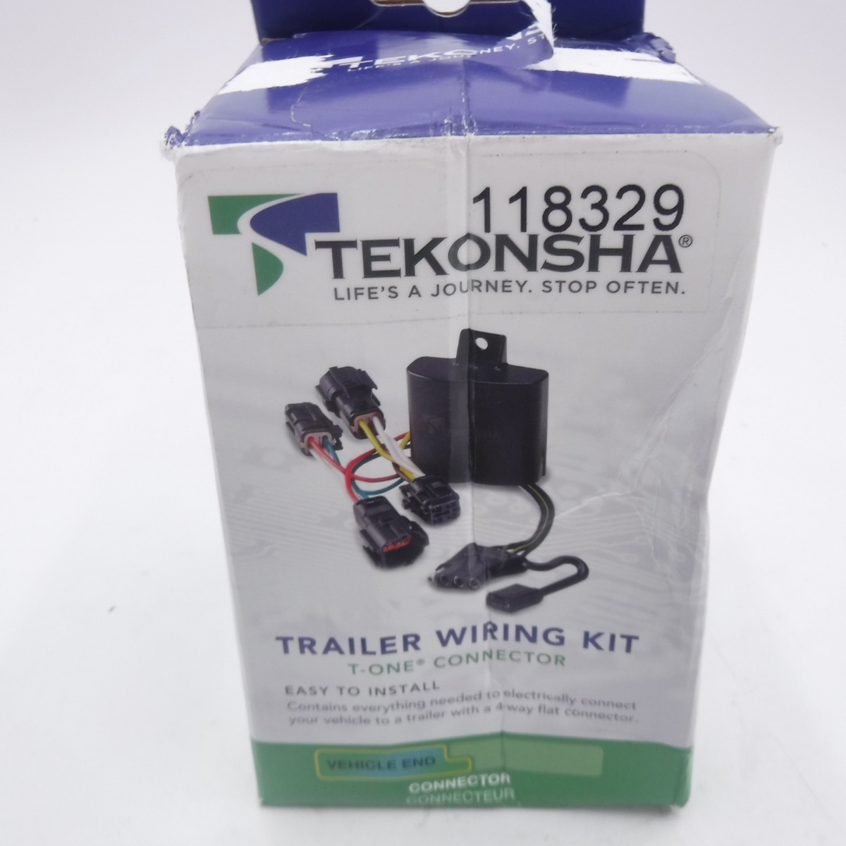Tekonsha 118329 T-One Connector Assembly Harness For 1995-2003