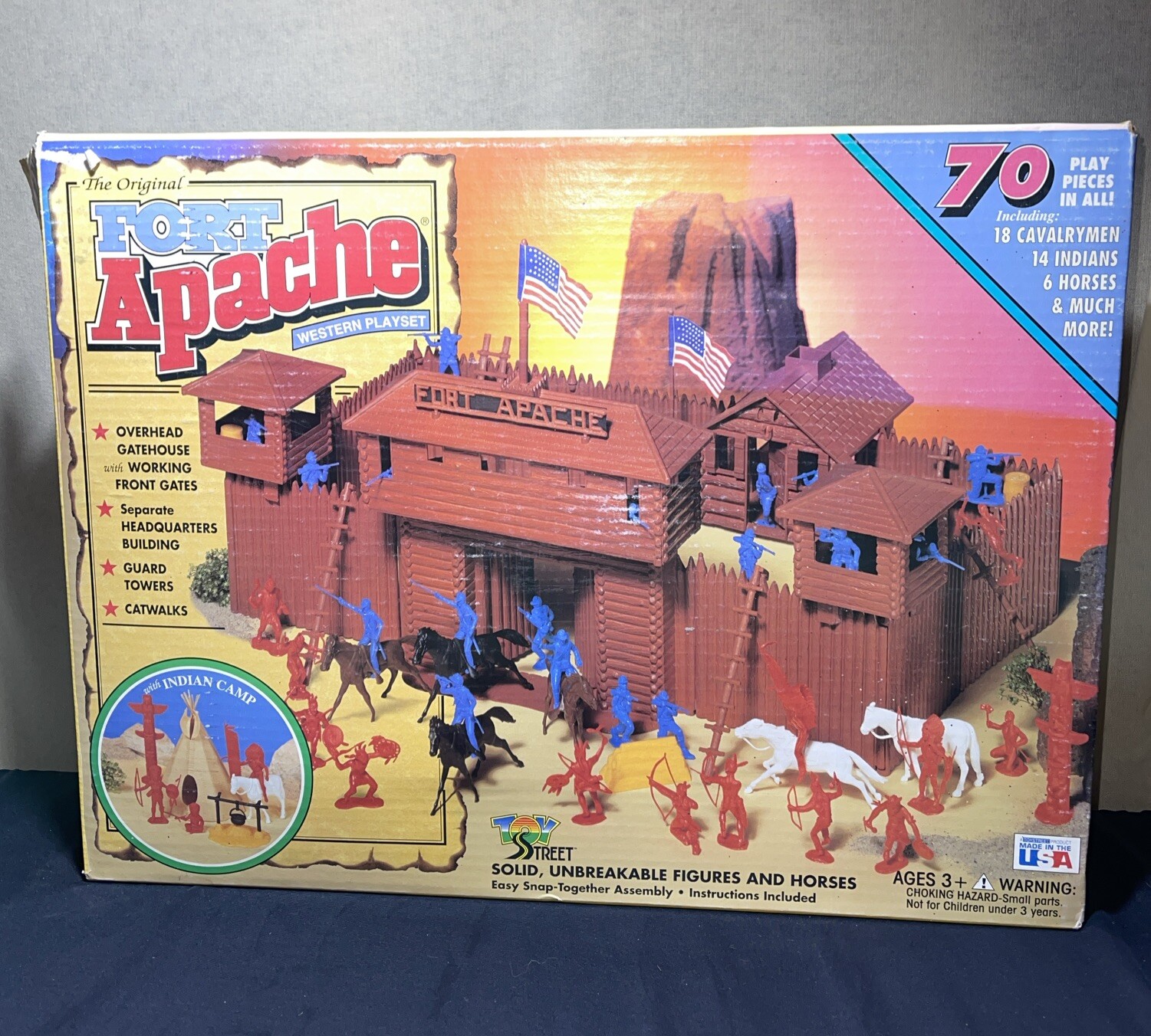 Fort Apache Western Playset TOY STREET | eBay