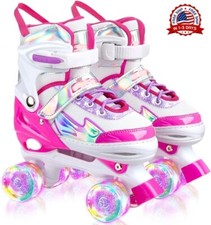 Patines de ruedas para ni as y ni os, ajustables para ni os peque os NUEVO 2023