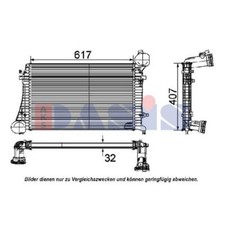 Ladeluftkühler Kühlrippen gelötet passend für VW Passat Variant 3C5 3C2