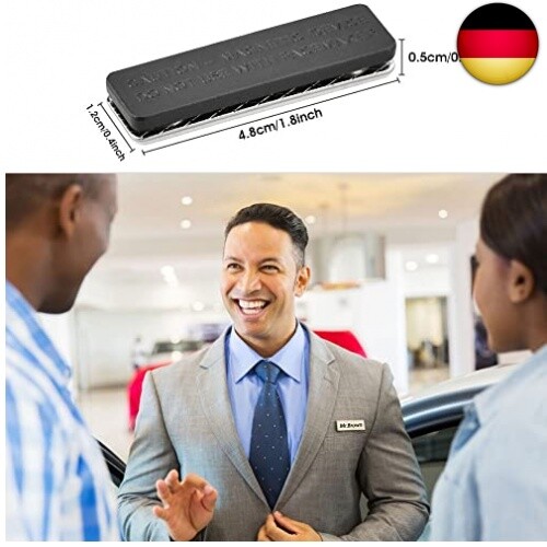 PERFETSELL 10 Stück Namensschilder Magnet Selbstklebend Magnetisch Namensschild - Bild 3 von 7