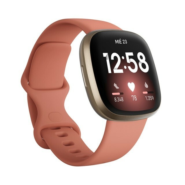 Fitbit Versa 3 montre connectée dorée pour analyser le sommeil