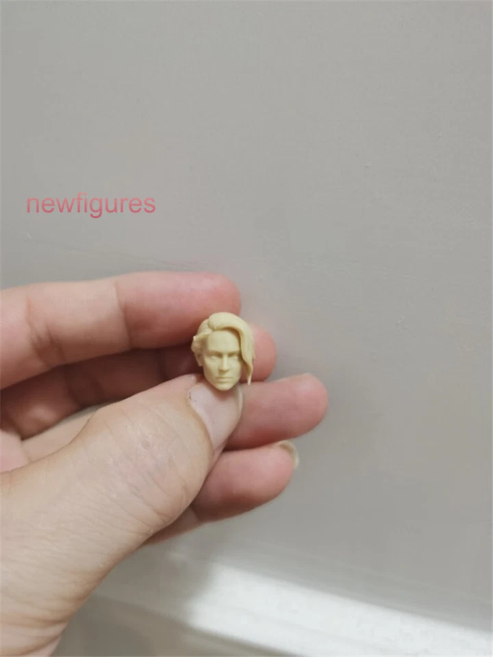Modelo esculpido cabeza niña StarCraft 1/18 sin pintar para cuerpo de figura femenina de 3,75" Foto 4 de 4