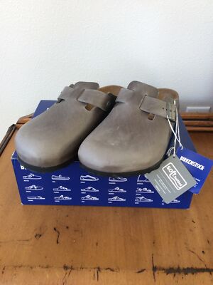 Birkenstock Boston Clogs Gray Size 43 / 10 Mens New with Box Birkenstock Boston Clogs Gray Size 43 / 10 Mens New with Box