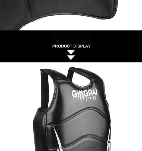 Chest Guard Boxing MMA Kickboxing Body Vest Protector Martial Art WTF Reversible - Picture 16 of 25
