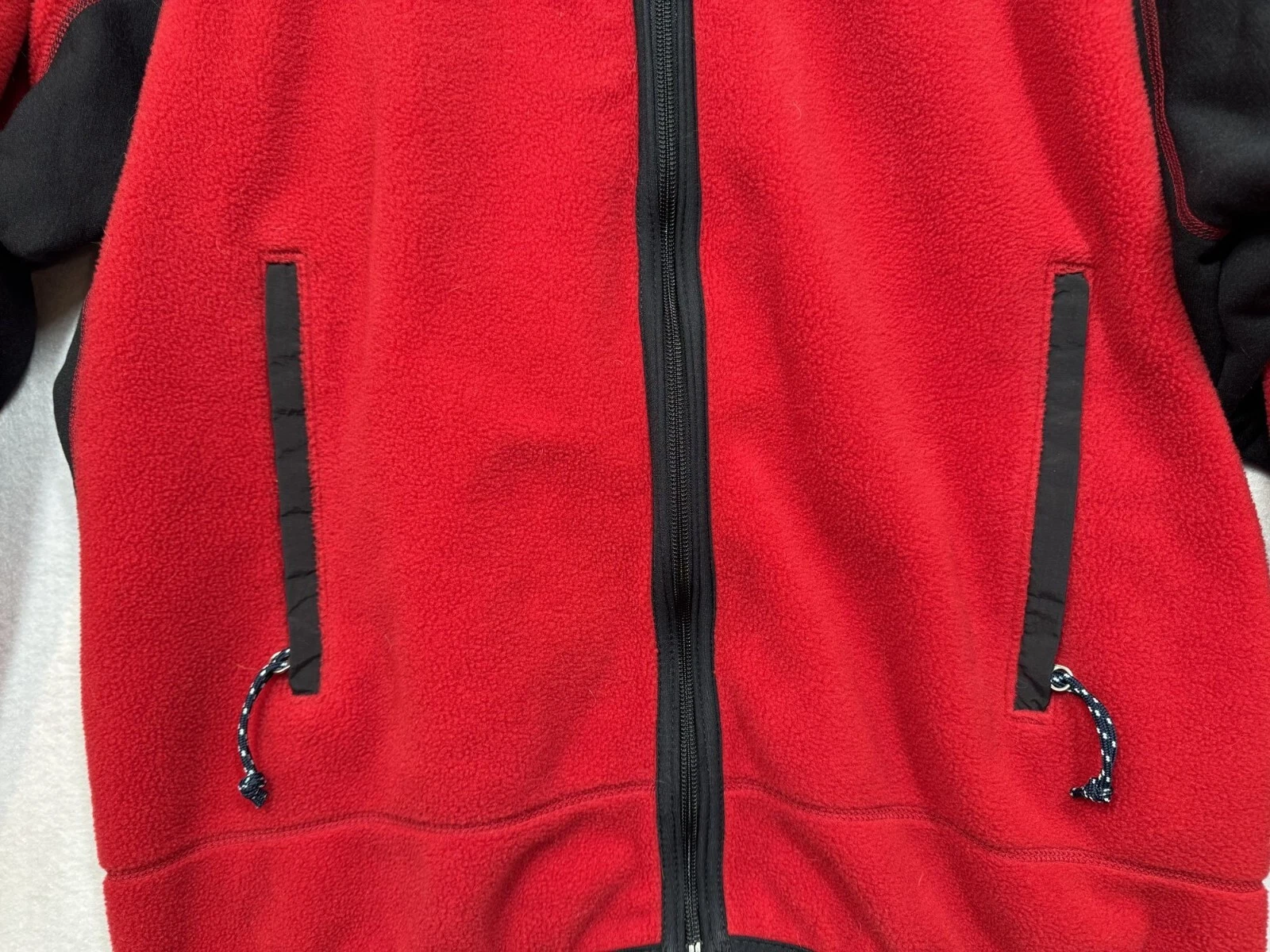 patagonia fleece full zip vintage 1990s jacket