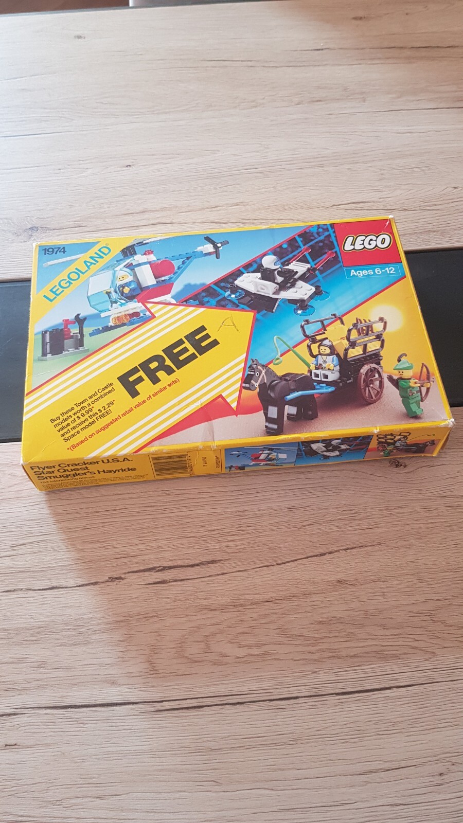 LEGO 1974 LEGOLAND TRIPLE PACK Vintage 