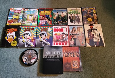 Lot of 15 Feature Film & TV Show DVDs - 13 Sealed & 2 Opened 