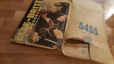 Hasbro LITE BRITE BOX 1973, 1976 #5445 - VINTAGE TOY BOX - read description :)