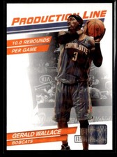 2010-11 Donruss Production Line Press Proofs Gerald Wallace 050/100 Charlotte
