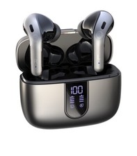 Bluetooth Headphones True Wireless Earbuds 60H Playback LED Power Display Earpho