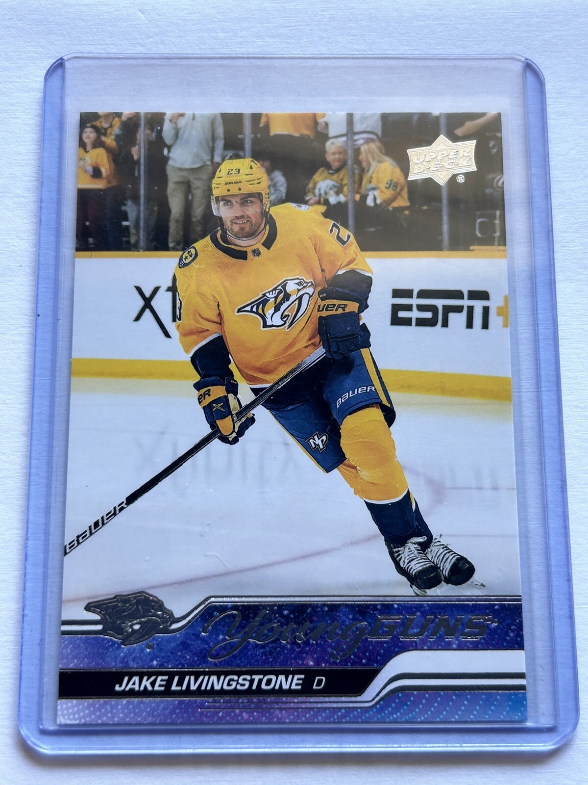 2023-24 UD Upper Deck Series 1 Young Guns - 245 Jake Livingstone