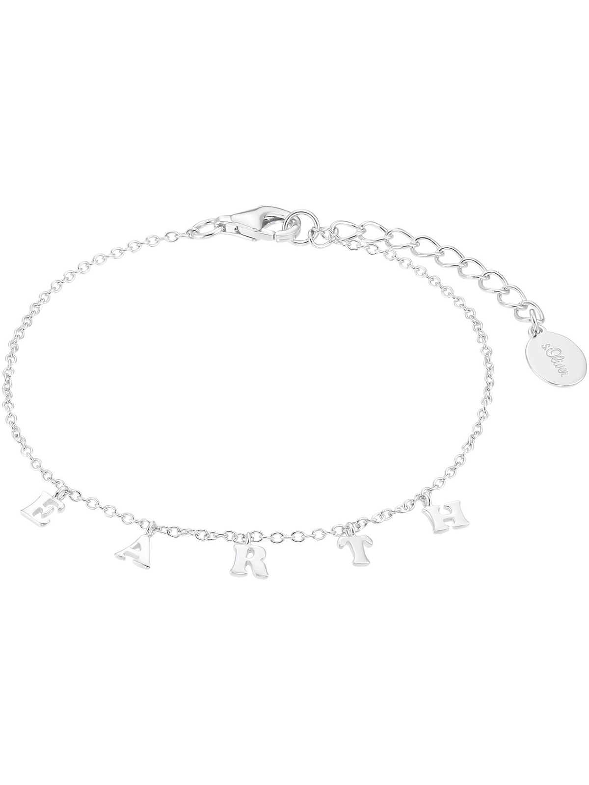 s.Oliver 2032815 Нарукавная повязка Damen Earth Sterling-Silber 925 пробы, 19 см