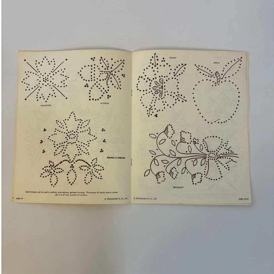 Vintage Lily Craft Candlewick Design Book by B.Blumenthal & Co., In. 1982 - Image 4 of 4