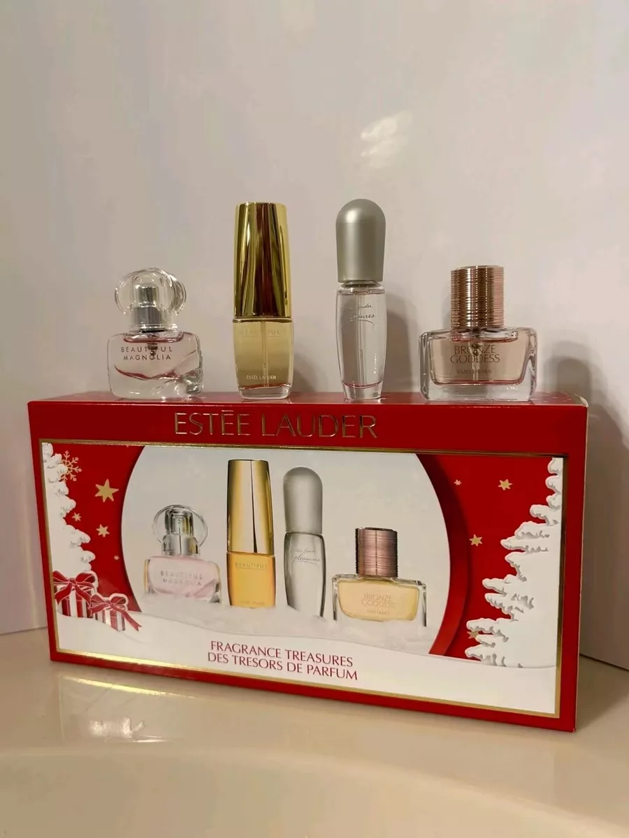 Estee Lauder 4-PC. Holiday Fragrance Treasures Gift Set for Women Mini  Travel