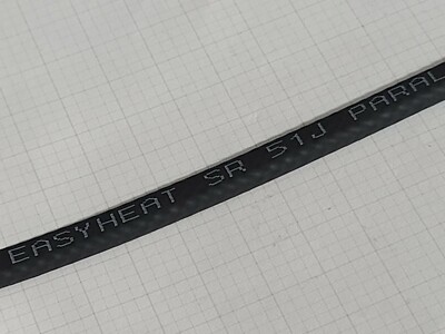 Easy Heat SR51J Self-Regulating Pipe/Freeze Heating Cable 5 Watts/Ft 120V /10ft