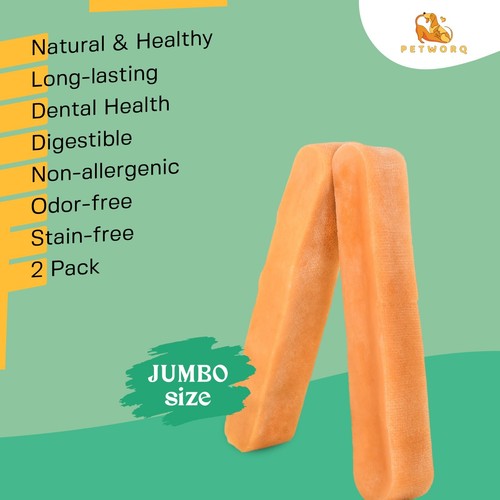Himalaya yak perro mastica leche queso regalo natural hueso jumbo - 1 pieza comida para perros - Imagen 6 de 14