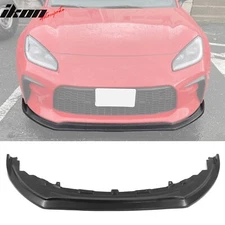 Fits 22-26 Toyota GR86 Front Bumper Lip CS Style Spoiler Unpainted PU Splitter