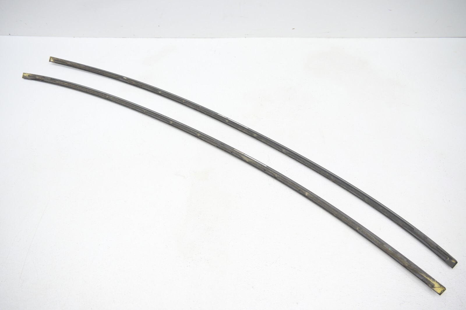⭐ 14-21 Maserati Ghibli Right & Left Roof Drip Molding Trim Cover Set Bronze Oem
