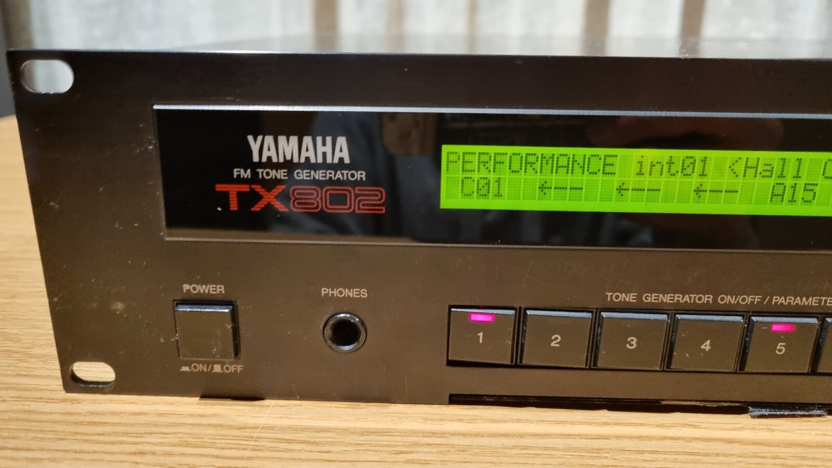 DTM・DAW YAMAHA F 7A TX802 FM TONE GENERATOR Yamaha TX802 FM Tone Generator Synthesizer Used Tested from