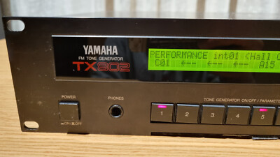 Yamaha TX802 FM Tone Generator 1986 - Black - New Battery - Unique