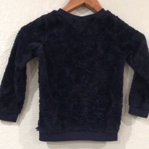 Juicy Couture Girls Sz 5 Plush Fleece Teddy Sweater Metal Heart - Picture 3 of 9