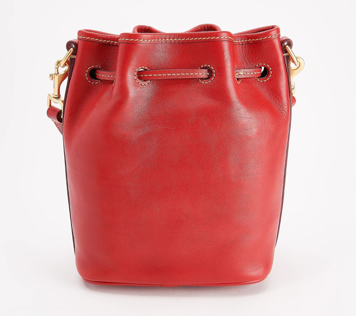 Dooney & Bourke Florentine Leather Small Drawstring Crossbody Bag