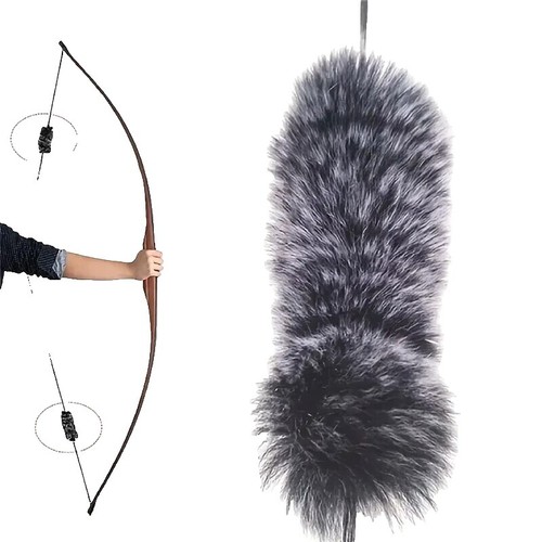 Silencieux D'arc - 12 Moustaches En Caoutchouc Noir - CIR-CUT ARCHERY