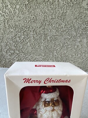 Supreme Christmas Santa Ornament 2018 Brand New | eBay