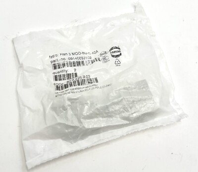 Harting Han 3 MOD-BU-C 40A 09140033102 0914 003 3102 2 Stück-unused/OVP-