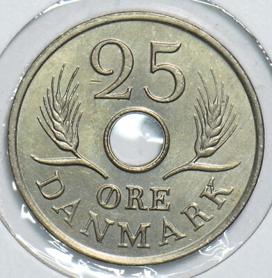 Denmark 1967 25 Ore 198305 combine shipping | eBay