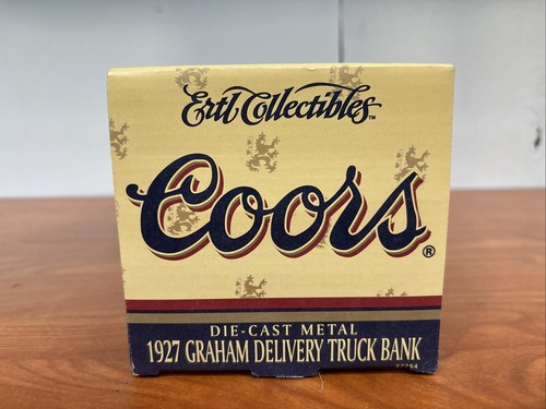 ERTL Coors Adult Collectible Metal Bank 1927 Graham Delivery Truck Malted CV JD - Picture 3 of 8