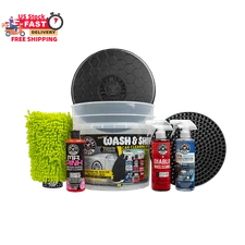 Chemical Guys Professional Wash & Shine Car Cleaning Kit (7 Essential Products)