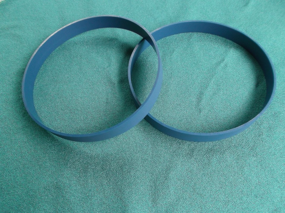 2 BLUE MAX SUPER DUTY URETHANE BAND SAW TIRE SET FOR WADKIN C-6 BAND