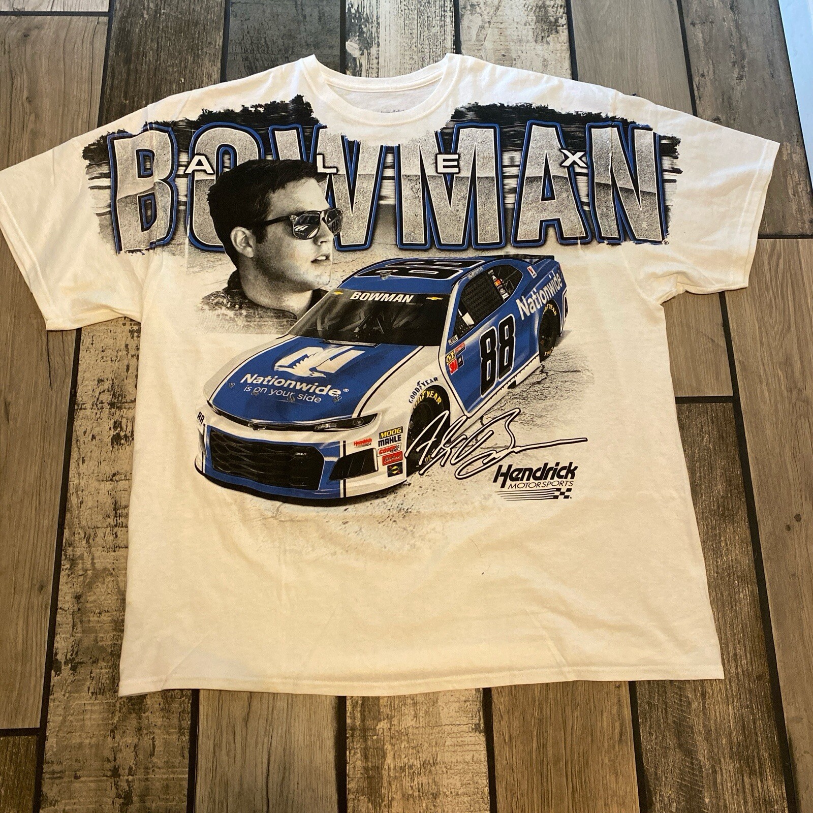 (XXL) NASCAR ALEX BOWMAN #48 Racing Shirt HENDRICK MOTOR SPORTS Graphic Tee