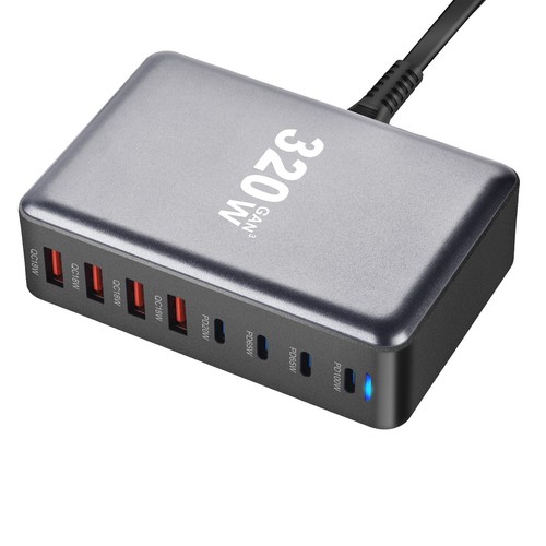HAINA 440w USB C Charger Station Multi ports PD Fast Charging for iPhone huawei - Picture 11 of 16