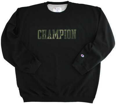 Champion Men's Graphic Sweatshirt Big & Tall Fleece Crew Neck