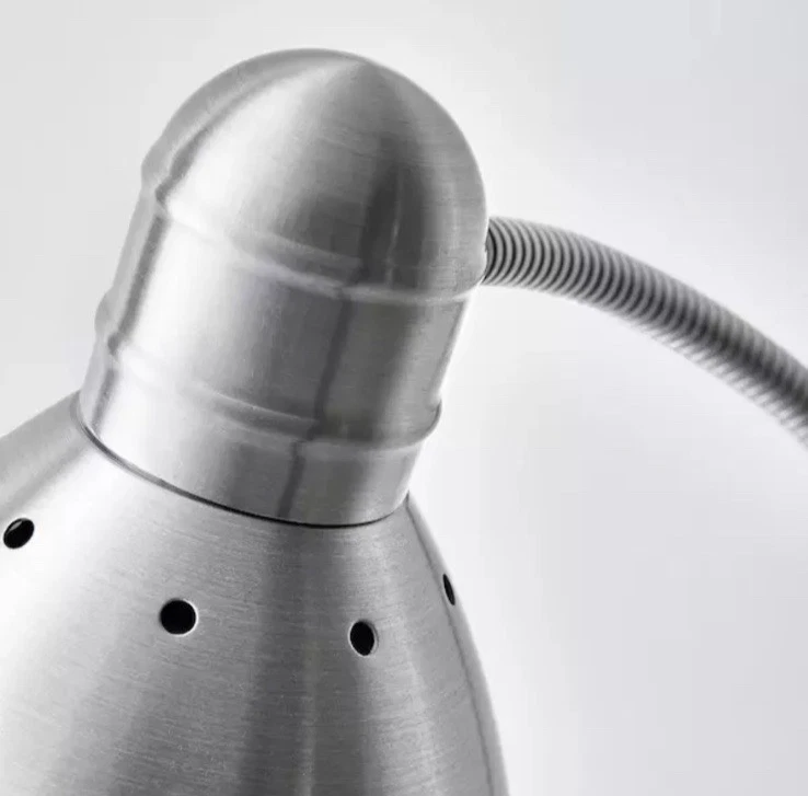 IKEA Lista Floor Lamp Adjustable Metal Arched Standing Lamp Study MCM Modernist - Image 2 of 3