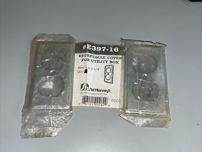 Sid Harvey E397-16 Handi Box receptacle Cover - 2 INCLUDED