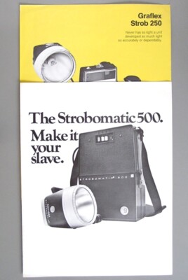 Graflex Brochures: Strob 500, Strob 350 RG, Strob 250, Strobomatic 500