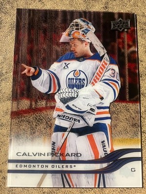 Calvin PICKARD 2025-26 UD Ser 2 Hky CLEAR CUT Base Parallel #317 Edmonton Oilers