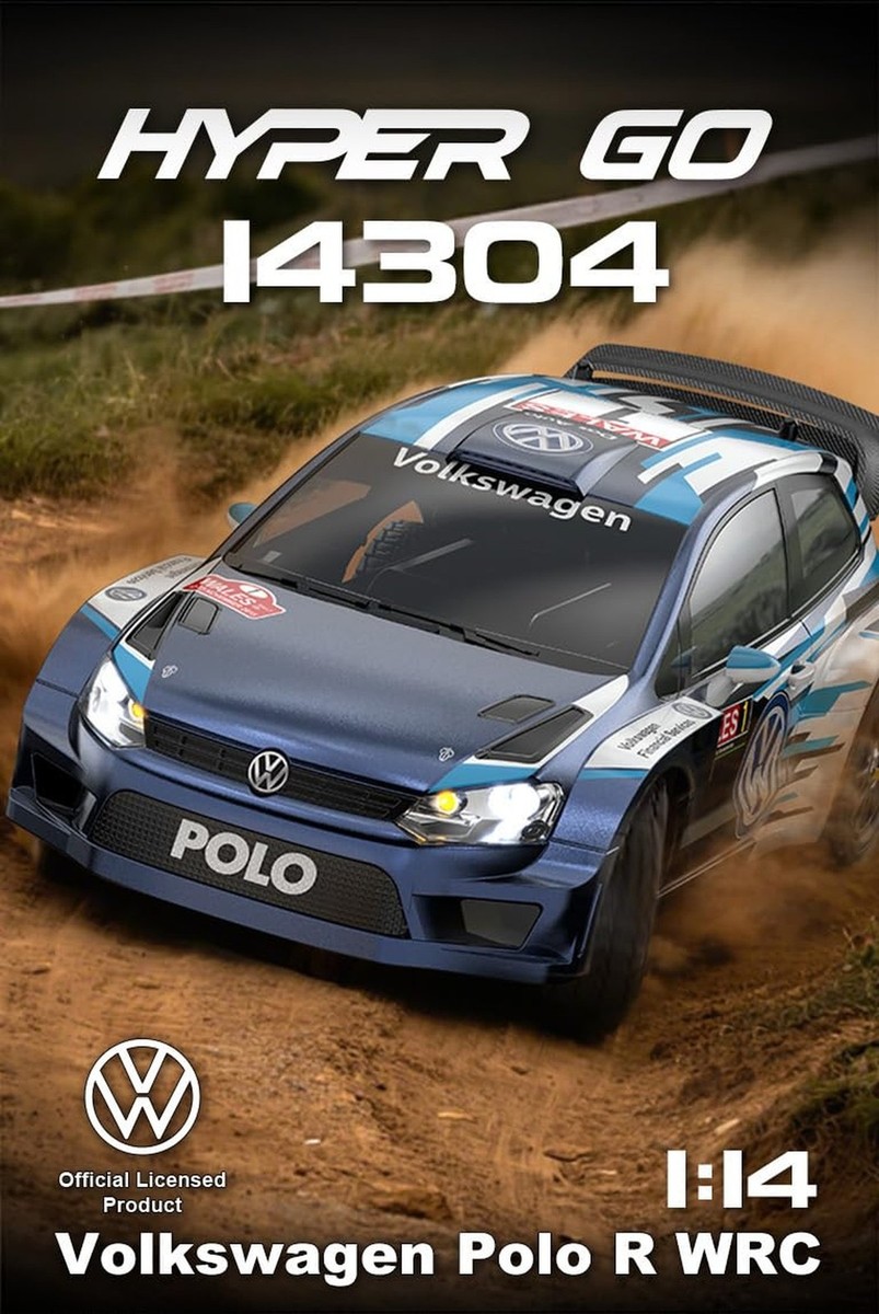 Brushless RC Rally Car MJX 14304 Hyper Go, 1/14 Scale VW Polo