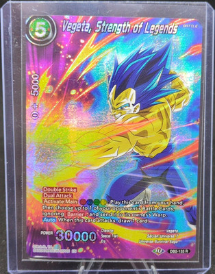 Dragon Ball Super DB2-133 Vegeta Strength of Legends Foil Rare